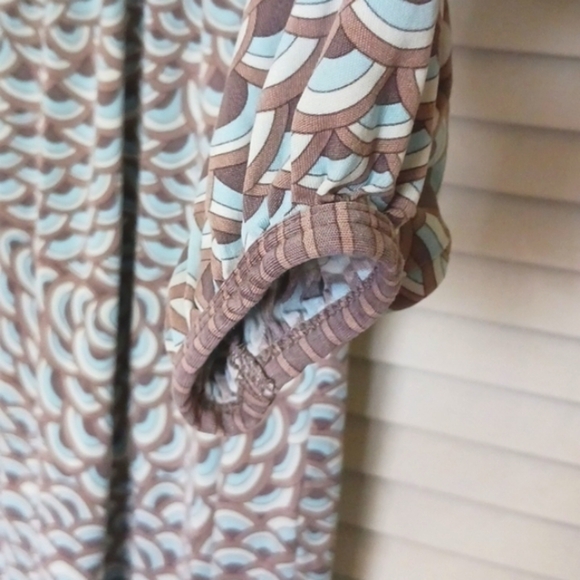 Trinal Turk 100% Silk Stretch Jersey Abstract Print Dress, Size 6 - Picture 4 of 10